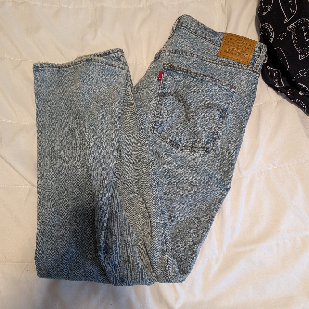 Levi's Ribcage Straight Ankle Jeans - Size 32